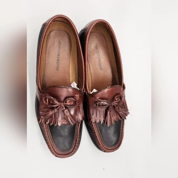 Johnston & Murphy Shoes Men 10 Aragon II Kiltie Tassel Narrow
